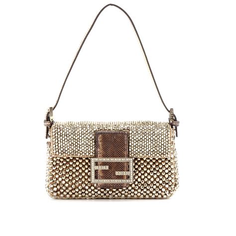 fendi baguette crystal|Fendi baguette bag.